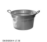 CALDAIA IN ALLUMINIO SPECIAL DIAM. CM 60X34 H CAPACITA' LT. 58