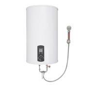 Caldaia per acqua calda, scaldabagno elettrico, 2000 W, capacità serbatoio 70 l, gamma di controllo della temperatura 25 - 75 °C, scaldabagno verticale montato a parete con indicatore di temperatura