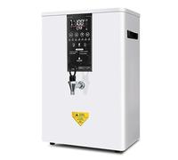 Caldaia per acqua commerciale, erogatore istantaneo di acqua calda da 50 litri con pannello di controllo intelligente a LED, scaldabagno automatico a parete con filtro e rubinetto, per bar, casa