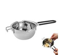 Caldaia per cioccolato, Melting Pot per cioccolato, Caldaia per burro, Ciotola di fusione da 400 ml, Pentola in acciaio inox, Pentola con manico resistente al calore, Ciotola di fusione del cioccolato