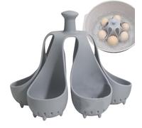 Caldaia per uova in silicone - Rack per tazze da lavastoviglie, set di bracconieri resistenti all'alta tintura | Vassoio portaoggetti per cassetti da cucina, collezione flessibile in tazze di ebolo