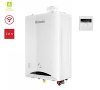 Caldaia Rinnai A Condensazione Zen 29 Kw Metano WiFi Neutralizzatore Kit Fumi