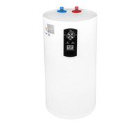 Caldaia scaldabagno 50L/80L/100L/120L a risparmio energetico, 2000 W, scaldabagno verticale montato a parete con indicatore di temperatura a LED, temperatura regolabile da 25 a 75 °C (moderno, litri
