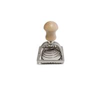 Calder 2213 Stampino Ravioli con Espulsore, Alluminio Pressofuso, Argento, 6.8x6.8x9 cm