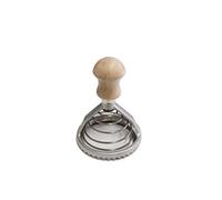 Calder 2255 Stampino Ravioli con Espulsore, Alluminio Pressofuso, Argento