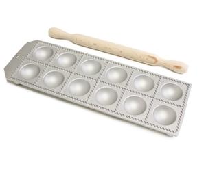 Calder Raviolatore stampo tondo 12 ravioli con mattarello 2152 raviolini - Rotex