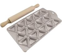 Calder Raviolatore stampo triangolare 24 ravioli con mattarello 2162 - Rotex