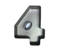 Calder teglia forma numero 4 alluminio antiaderente 18,5x24 cm