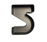 Calder teglia forma numero 5 alluminio antiaderente 18,5x24 cm
