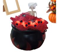 Caldero De Brujas Halloween - Decoración Espeluznante para Halloween Cauldron - Halloweenn Witch | Repisa De, Casa Encantada para Propietarios Organizadores Dee Eventos Aula Mesa Comedor