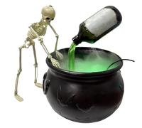 Caldero delle streghe | Caldero della Strega con Scheletro per Decorazione di Halloween - Ornamenti terrificanti con Guida per Adulti Adolescenti Familiari E Casa Incantata