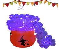 Calderone delle Streghe,Calderone da Halloween per Esterni con Effetto Bolle | Ciotola Decorativa per Cucina Eventi Porte di Casa Giardino Feste Case Te