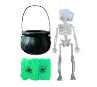 Calderone di - Decorazioni per la casa di Halloween - Calderone facile da installare per privati organizzatori eventi scolastici casa infestata fotobox davanzale