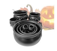 Calderone di Halloween - Set di ciotole per caramelle di Halloween, set di calderone per streghe | Bollitore decorativo per feste per decorazioni per la casa e la scrivania, dolcetto o scherzetto per