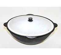 Calderone in ghisa uzbeco 100% Kazan con coperchio 10L