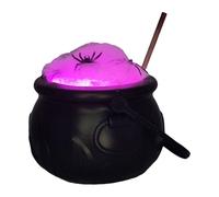 Calderone Strega - Utilizza ampiamente il barattolo di incantesimo, Truck Bucket | Ciotola per mescolare erbe nere per la configurazione di tavolo di Halloween, decorazione elica della stanza gotica
