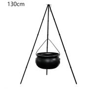 Calderone streghe di Halloween su treppiede,Decorazione di Halloween Grande calderone streghe all'aperto sulle luci,Treppiede nero con ciotola di plastica