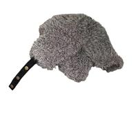Caldi paraorecchie in peluche per il freddo invernale, cappello da cacciatore per varie età, con fodere spesse, protezione per le orecchie calda, grigio, Taglia unica