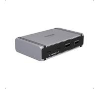 CalDigit E5 - Thunderbolt 5 Element 5 Hub - 9 porte, 4 x Thunderbolt 5/USB4 v2 porte, 3 x USB-A & 2 x USB-C 10 Gbps Ports, Single 8K, Dual 6K/8K, Oro Dual 4K@240Hz Displays, 90 W Charging, 0,8 m Cavo