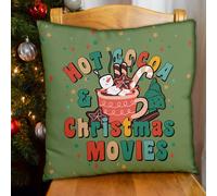 Caldo Cacao & Natale Film - Regalo di Natale - Film Cuscino - Due Misure
