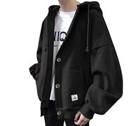 Caldo cappotto di peluche per gli uomini giacca in pile top uomo felpa tinta unita tasca camicetta a maniche lunghe allentata moda casual giacca da baseball cappotto capispalla per escursioni