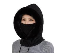 Caldo cappuccio da bicicletta in pile antivento maschera da sci per balaclava ciclismo maschera da sci mezza donna passamontagna per donna passamontagna donna sci, a, Taglia unica