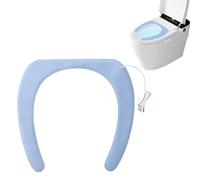 Caldo copriwater | Copri-sedile WC - Comoda ricarica USB lavabile, riscaldamento rapido e costante, facile da installare, riscaldamento del sedile del water, regalo per Winte