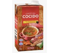 Caldo de Cocido, Brodo Pronto da Mangiare, Senza Glutine, 1L, pack 6