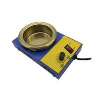 Caldo di saldatura, Fornello di stagno rotondo senza piombo Pentola for saldatura 300W Strumenti for stagnatura del forno e dissaldante for per saldatura