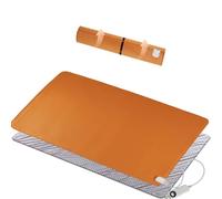 Caldo elettrico, piastra riscaldante per alimenti, riscaldamento a buffet, pellicola riscaldante in grafene, temperatura regolabile e timer, pelle PU con rivestimento in silicone [22 pollici * 30,7