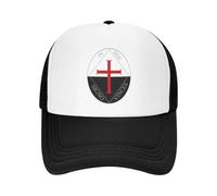 Caldo Puro Cotone, Personalizzato Cavalieri Templari Sigillo Crociate Simbolo Trucker Cappello Adulto Regolabile Berretto da Baseball Uomo Donna Protezione Solare Trucker cap