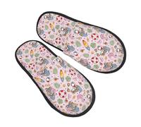Caldo Scarpe Inverno Peluche Hello Summer With Gnome Ciabatte Invernali Comode Calde Slippers Per Hotel, Donne, Spa L