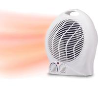 BEPER P203TER202 Termoventilatore, 2000W, 2 Potenze selezionabili, Termoventilatore compatto con Termostato regolabile, Modalità Eco e Autospegnimento, Bianco
