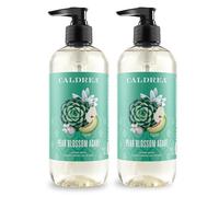 Caldrea Hand Wash Soap, Aloe Vera Gel, Olive Oil and Essential Oils to Cleanse and Condition, Pear Blossom Agave, 10.8 Fl Oz (Pack of 2)