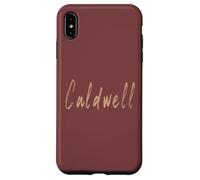 Caldwell Idaho Design vintage elegante Custodia per iPhone XS Max