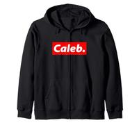 Caleb First Name Costume for Boys Named Caleb Felpa con Cappuccio