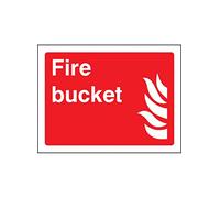 Caledonia segni 11027E Fire secchio Sign, in plastica rigida, e: 200 mm x 150 mm