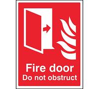 Caledonia segni 11077E Fire porta non ostruire