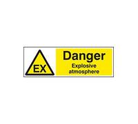 Caledonia segni 14479E pericolo esplosivi atmosfera Sign, 200 mm x 150 mm, in plastica rigida