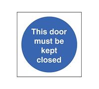 Caledonia segni 21608B questa porta deve essere tenuta Iscriviti chiuso, vinile autoadesivo, 80 mm x 80 mm