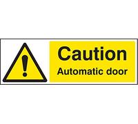 Caledonia segni 24255 g caution Automatic Door Sign, vinile autoadesivo, 300 mm x 100 mm