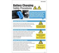 Caledonia segni 58135 di ricarica della batteria di sicurezza Checklist poster