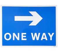 Caledonia Signs 17508K - Cartello "One Way - Right", in plastica rigida, 400 mm x 300 mm