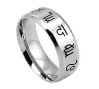 Calefee Anello Mignolo Uomo, Anelli Uomo Personalizzabile Acciaio Inossidabile con Segno Zodiacale, Taglia 17