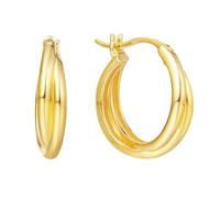 Calefee Cerchietto Orecchini Oro 585, Orecchini Cerchio per Donna Moda, Gioielli Eleganti da Matrimonio