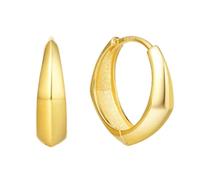 Calefee Orecchini Donna Cerchio Oro 14k, Cerchietto Orecchini da Sposa Forma Geometrica, Gioielli da Matrimonio Eleganti