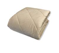 Caleffi 1001713 Velluto Trapunta per Matrimoniale Letto, Biscotto (15688)