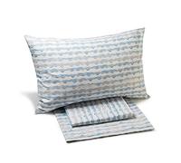 Caleffi 1002275 Cotone Lagom Completo Lenzuola per Matrimoniale Letto, Avio (19500)