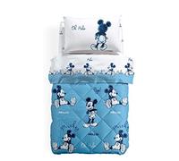 Caleffi 1002319 Cotone Disney Mickey Ok Trapunta per Singolo Letto, Taglia Unica (16702)