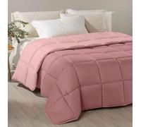 Caleffi 1003671 Microfibra Modern Trapunta per Piazza e Mezza Letto, Rose Rosa